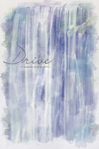 Watercolor Inspirational Poster: Our aspirations are our possibilities