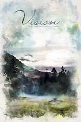 Watercolor Inspirational Poster: The best way to see the future is to create it