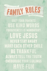 Be Thankful Family Rules
