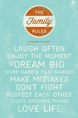 Dream Big Family Rules