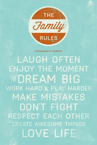 Dream Big Family Rules