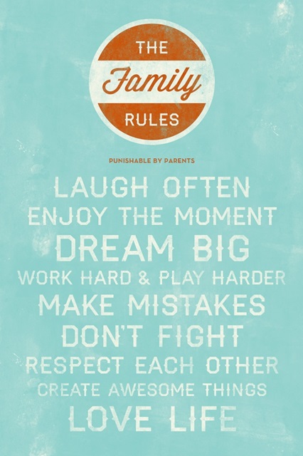 Dream Big Family Rules