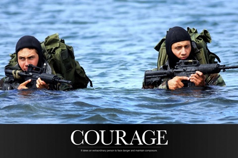 Motivational Poster: Courage