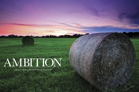 Ambition: A Journey of a thousand miles begins with a single step of faith