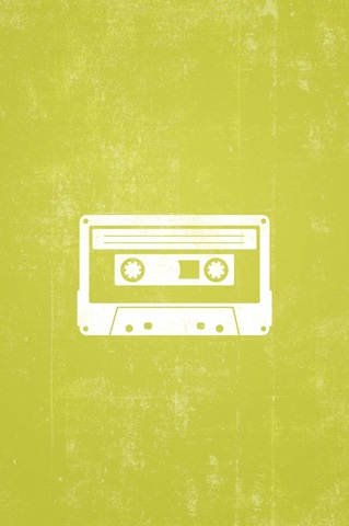 Cassette Tape silhouette art