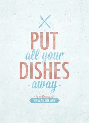 Put All your Dishes Away