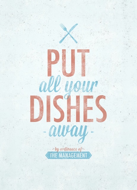 Put All your Dishes Away