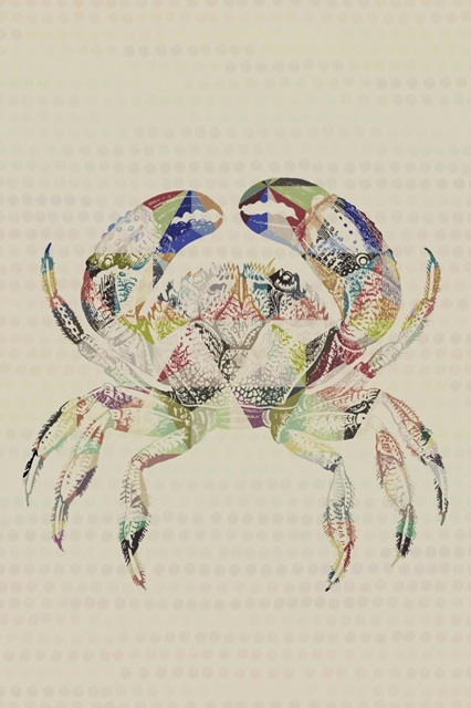 Geometric Shape Animals - Crab