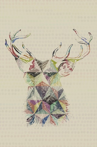Geometric Shape Animals - Deer