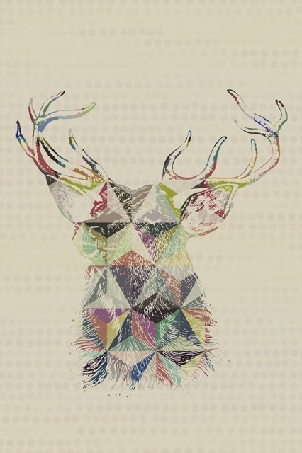 Geometric Shape Animals - Deer