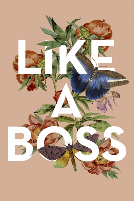 Vintage Floral Collage - Like a Boss