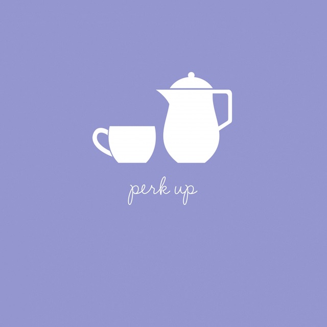 Perk Up - minimalist retro kitchen art