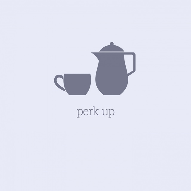 Perk Up - minimalist retro kitchen art