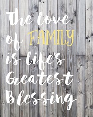 The Love Of Family