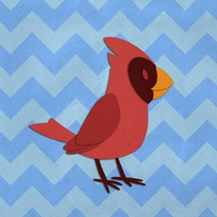 Cardinal - Woodland Creatures