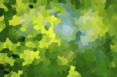 Spring Garden - Abstract Geometric