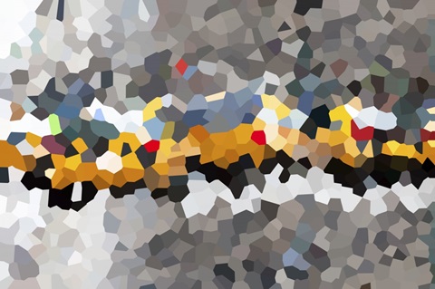 Yellow Cabs - Abstract Geometric