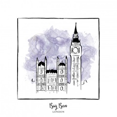 Big Ben - Brushstroke Buildings