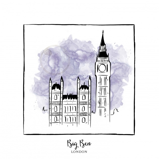 Big Ben - Brushstroke Buildings