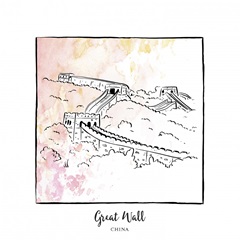 Great Wall - Brushstroke Buildings