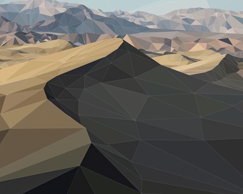 Death Valley - Low-Poly Art