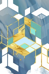 Geometric Watercolor Gems II
