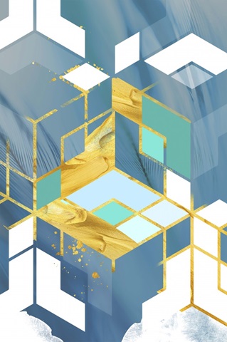 Geometric Watercolor Gems II