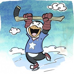 Antarctic Hockey Goal - Athletic Animals