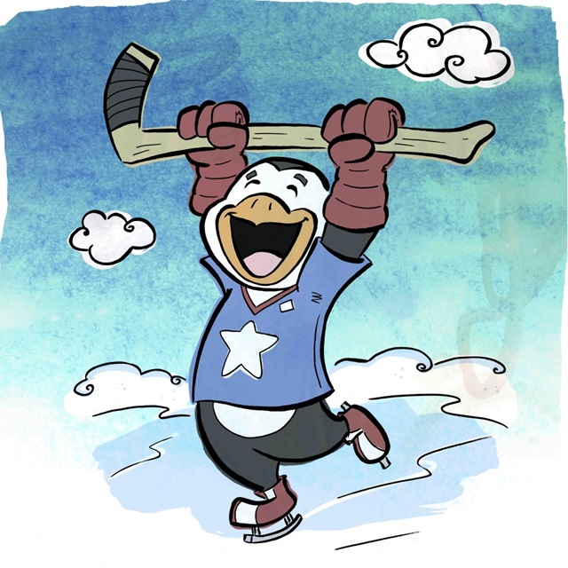 Antarctic Hockey Goal - Athletic Animals