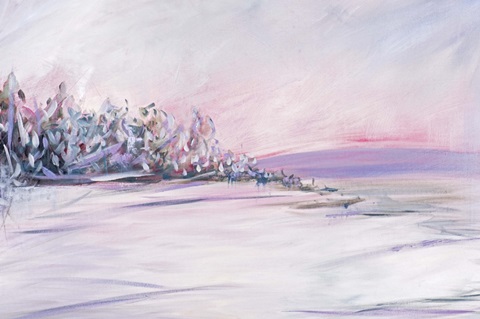 Blush Winter Sunset