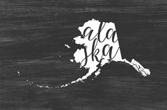 Home State Typography - Alaska