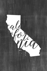 Home State Typography - California