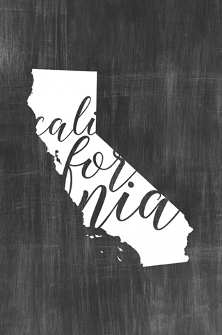 Home State Typography - California