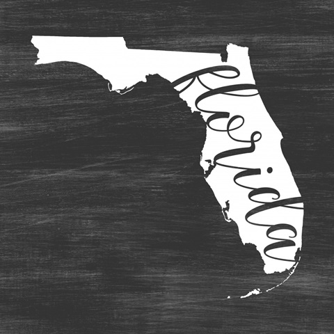 Home State Typography - Florida