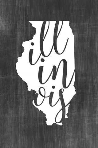 Home State Typography - Illinois