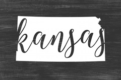 Home State Typography - Kansas