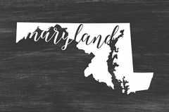 Home State Typography - Maryland