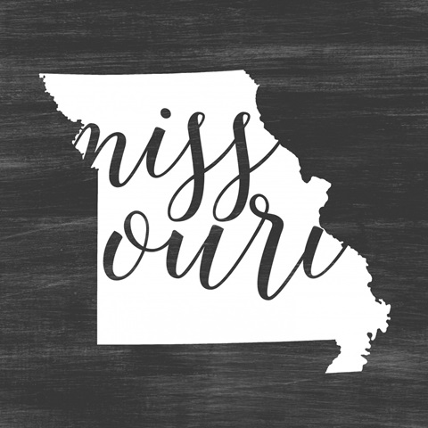 Home State Typography - Missouri