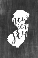 Home State Typography - New Jersey