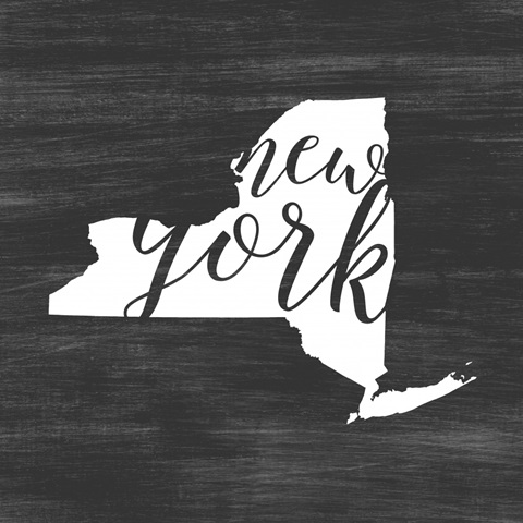 Home State Typography - New York
