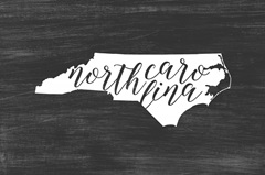 Home State Typography - North Carolina
