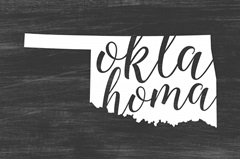 Home State Typography - Oklahoma
