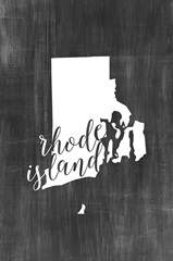 Home State Typography - Rhode Island