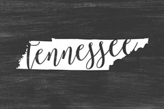 Home State Typography - Tennessee