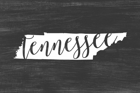 Home State Typography - Tennessee
