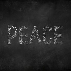 Peace Starburst - Dark Gray