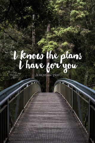 I Know The Plans I Have For You - Scripture