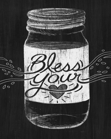 Bless Your Heart - Mason Jar
