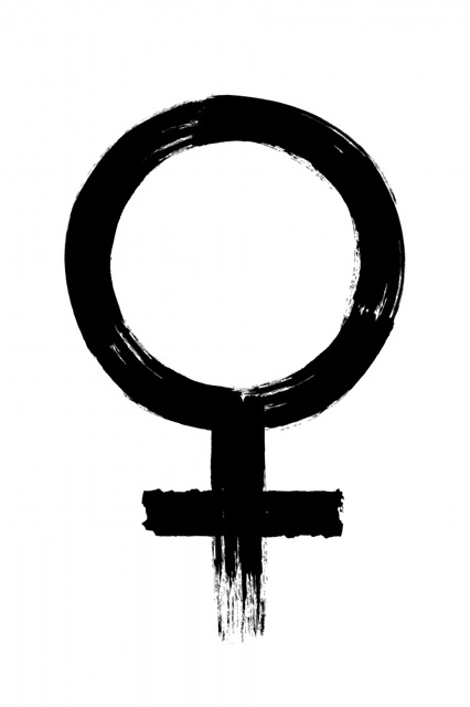 Female Symbol Brushstroke