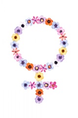 Female Symbol Flowers